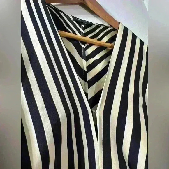 rag & bone Black and White Striped Dress - Picture 4 of 7